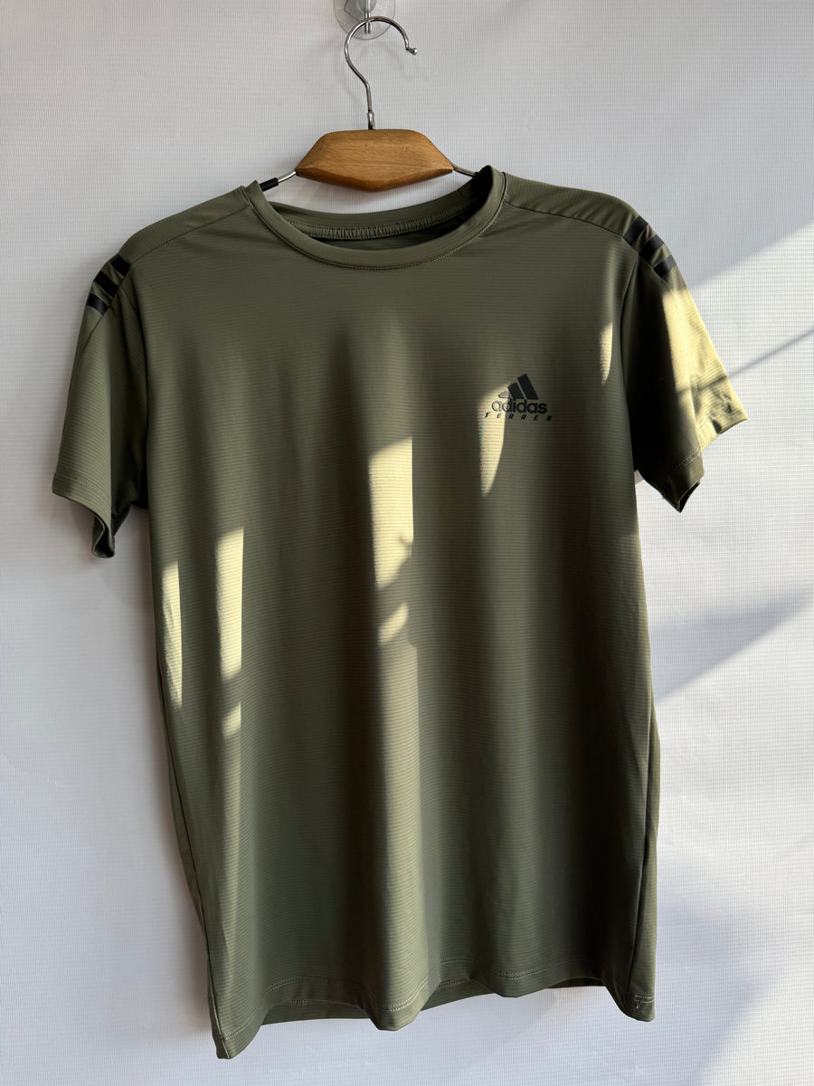 ADDS 3 STRIPES DRY-FIT TEE